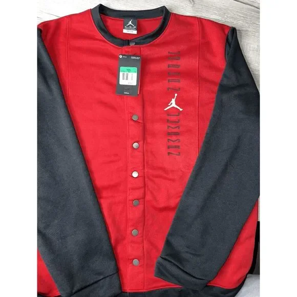 📦 NEW Mens Medium NIKE Dri Fit Basketball Performance Snap Jacket AH1549-687